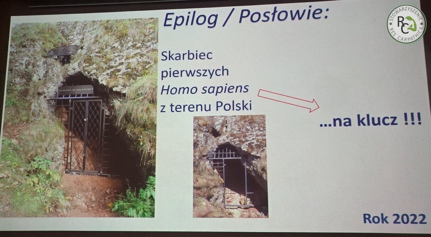 Krata w Jaskini Obłazowej w roku 2022. Fot. P. Valde-Nowak