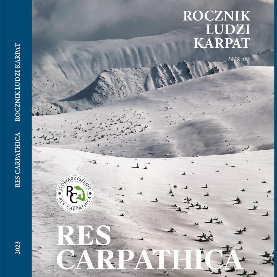 Spis treści / Table of contents / Cuprins / Зміст / Rocznika Ludzi Karpat „Res Carpathica” 2023, nr 3